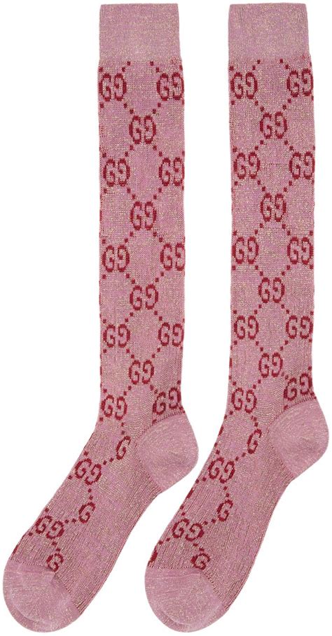 baby pink gucci socks|GUCCI .